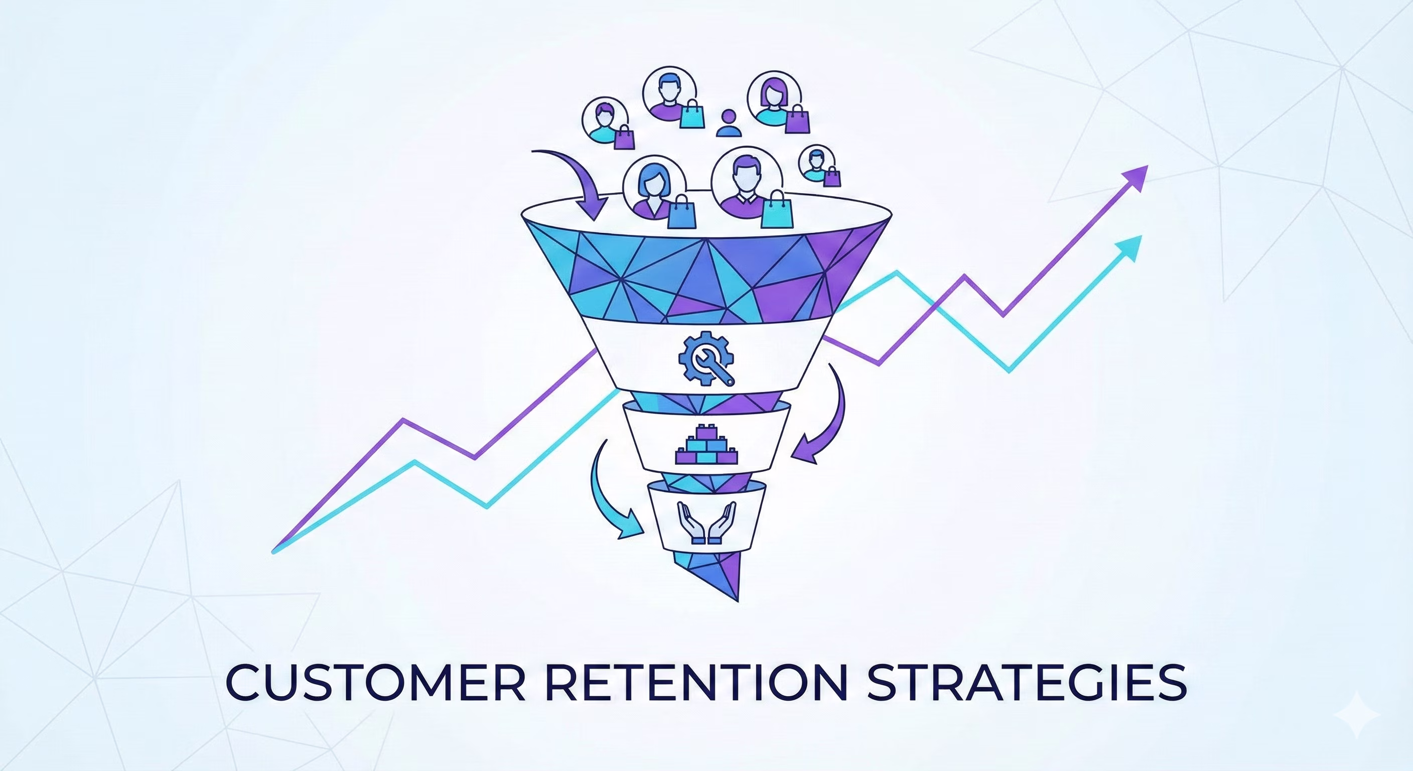 Customer Retention Strategies framework showing segmentation and engagement tactics